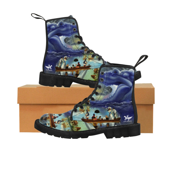 All in the same boat - Women's Canvas Boots