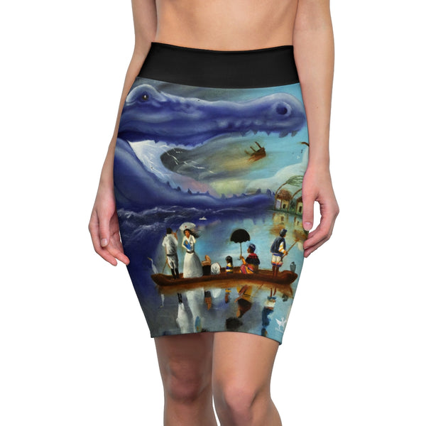 All in the same boat - Women's Pencil Skirt