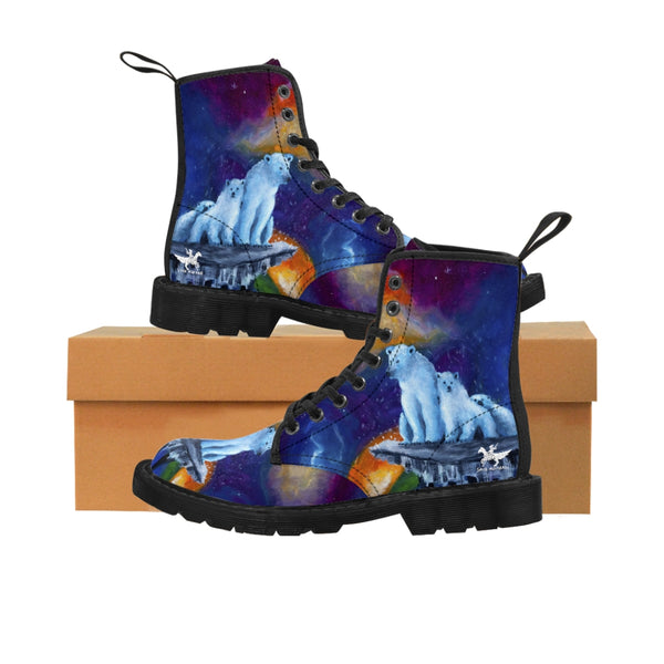 Alone - Women's Canvas Boots