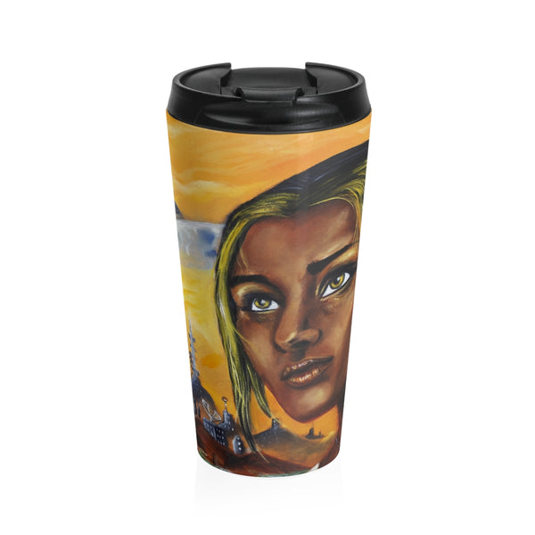 Dark they were with golden eye - Stainless Steel Travel Mug