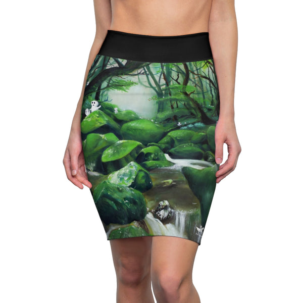 Enchanted Forest - Women's Pencil Skirt