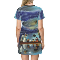 All in the same boat - All Over Print T-Shirt Dress