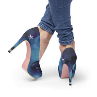 Midnight - Women's Platform Heels