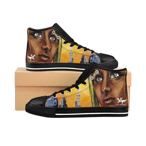 Dark they were with golden Eye - Women's High-top Sneakers