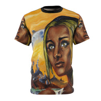 Dark they were with golden Eye - Unisex AOP Cut & Sew Tee