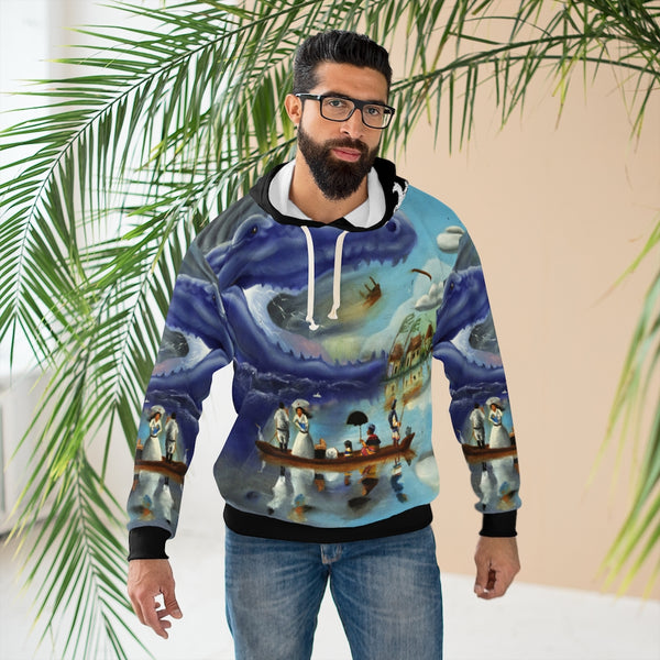 All in the same boat - AOP Unisex Pullover Hoodie