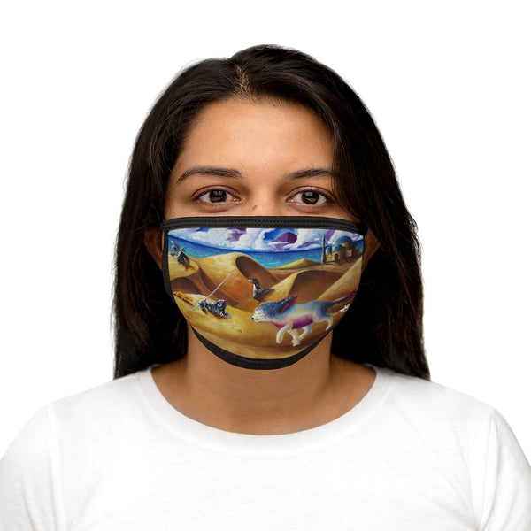 Sumeria  -Mixed-Fabric Face Mask