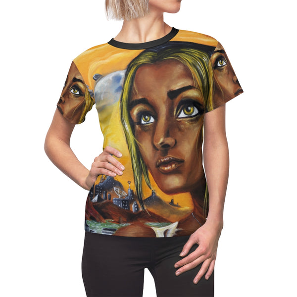 Dark they were with golden Eye - Women's AOP Cut & Sew Tee