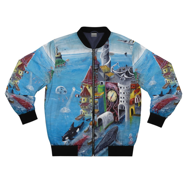 Port of Spain - Men's AOP Bomber Jacket