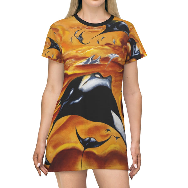 Set me free - All Over Print T-Shirt Dress