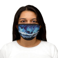 Midnight  -Mixed-Fabric Face Mask