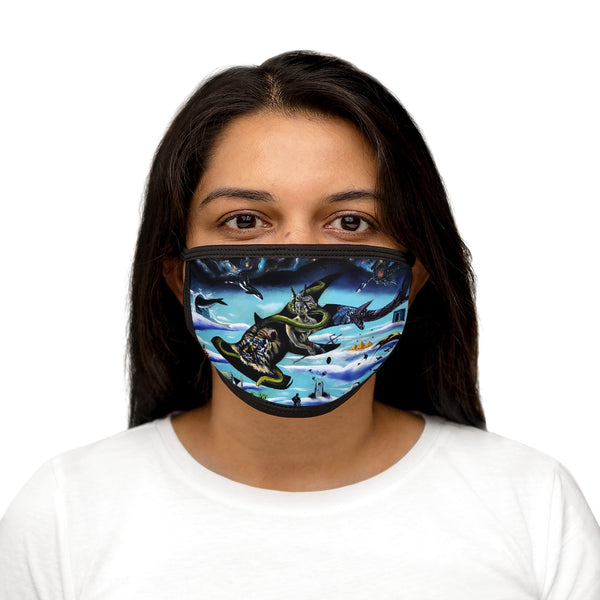 Enigmatic Portals -Mixed-Fabric Face Mask