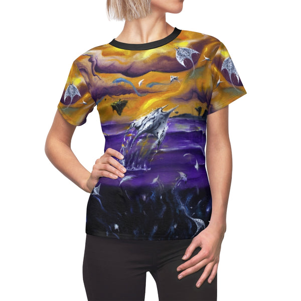 Dimensions Within - Women's AOP Cut & Sew Tee