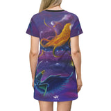 Bully - All Over Print T-Shirt Dress