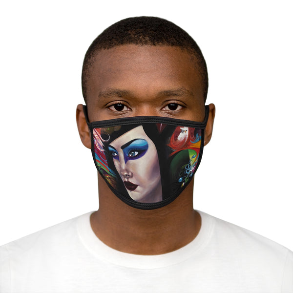 Calypso  -Mixed-Fabric Face Mask