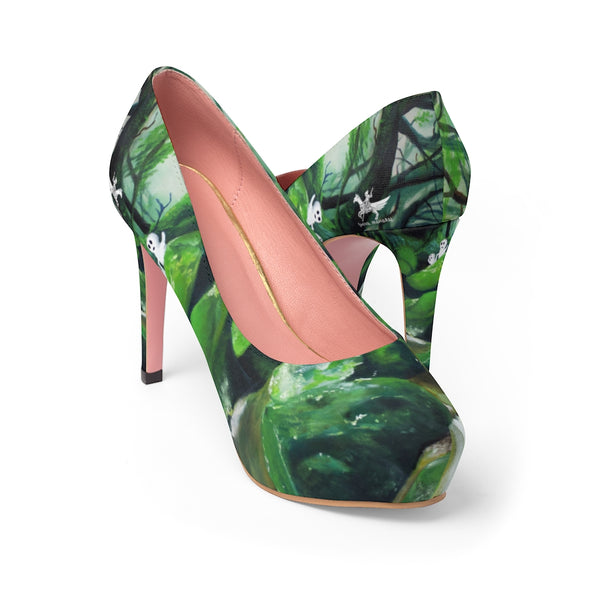 Enchanted Forest - Women's Platform Heels